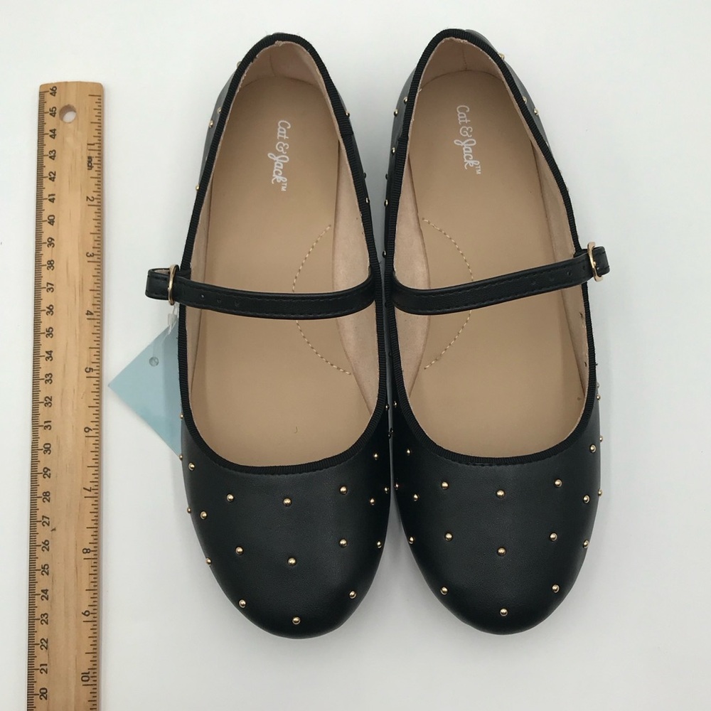 BNWT Cat & Jack Mary Jane Studded Flats - Picture 4 of 11